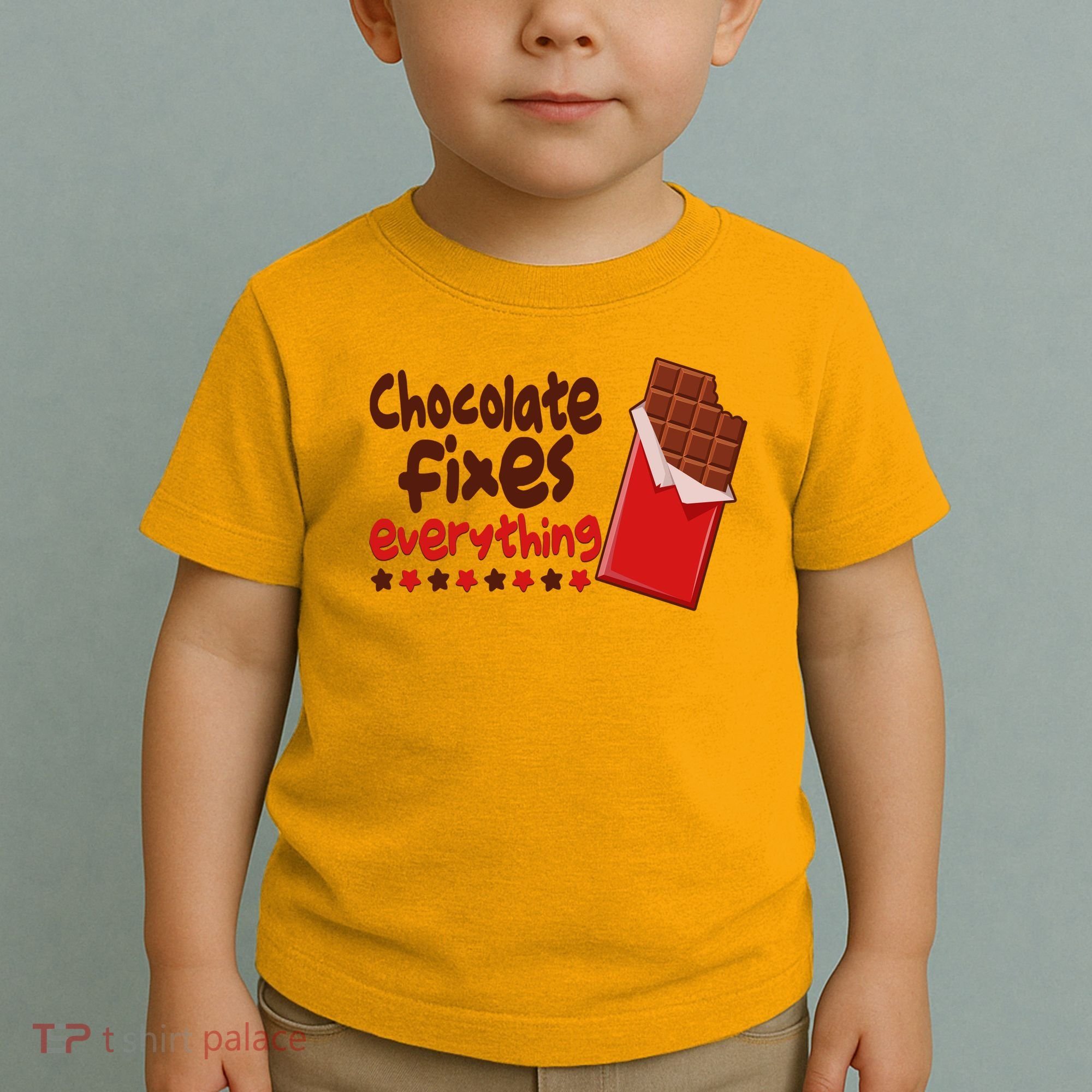 Chocolate Fixes Everything Chocolate Candy Bar Toddler T-Shirt
