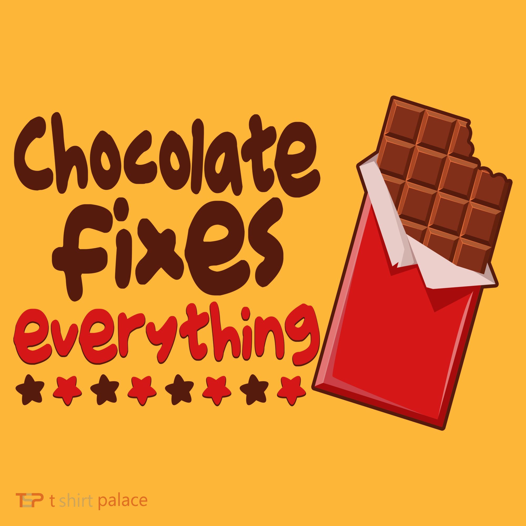 Chocolate Fixes Everything Chocolate Candy Bar Kids Long Sleeve Shirt