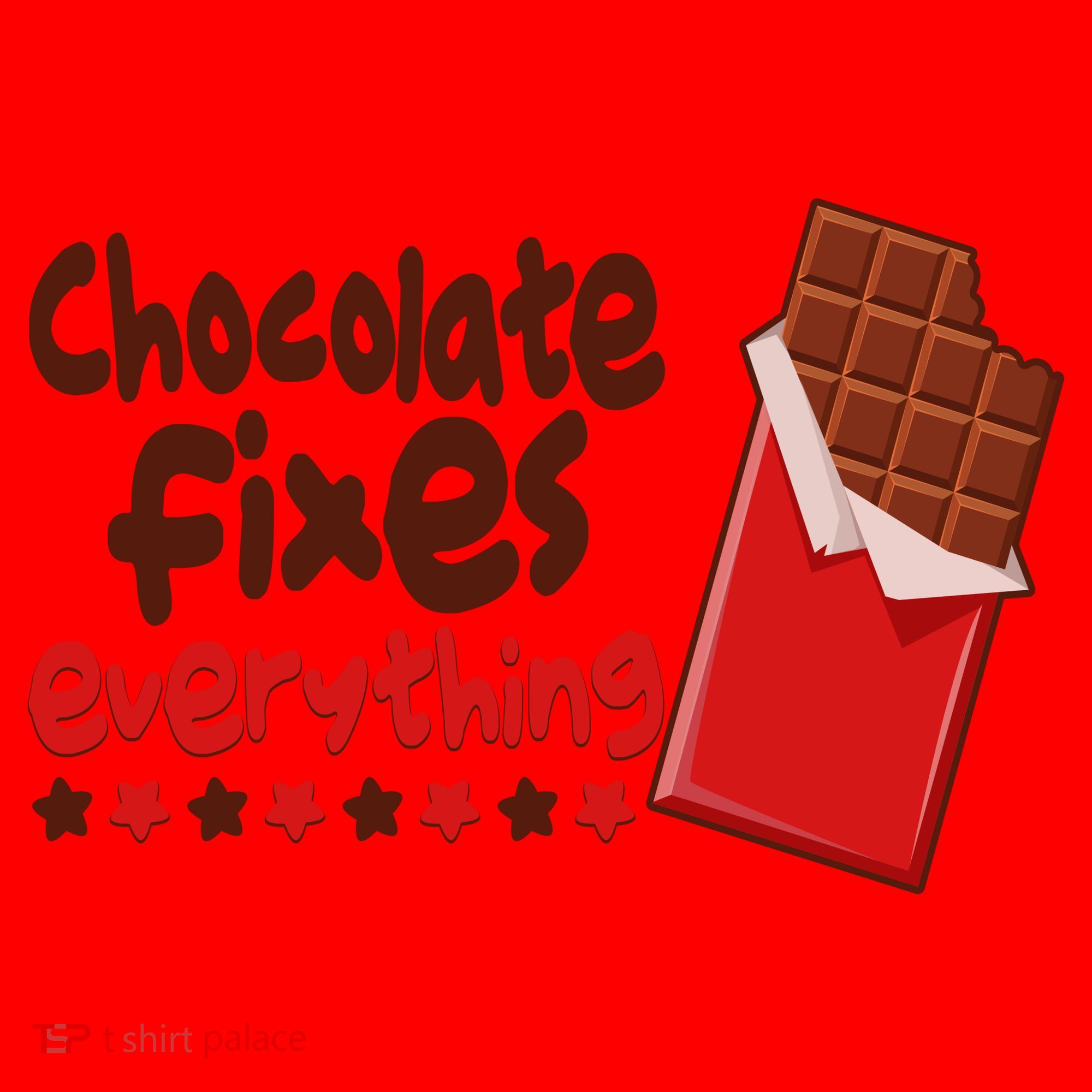 Chocolate Fixes Everything Chocolate Candy Bar Santa Hat