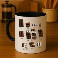 Chocolate Fractions Coffee Mug thumb 4