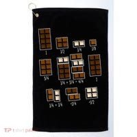 Chocolate Fractions Golf Towel thumb 0