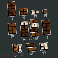 Chocolate Fractions Mousepad thumb 1