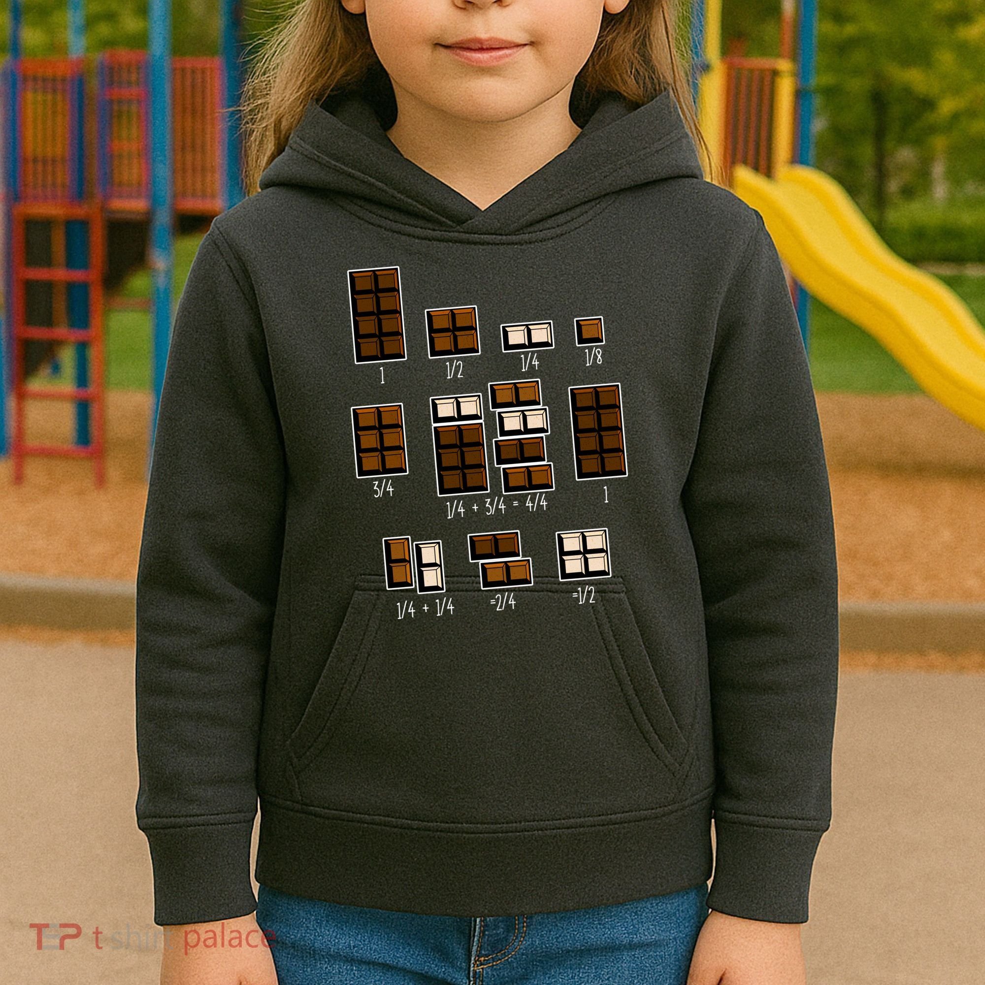 Chocolate Fractions Kids Hoodie