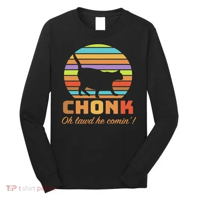 Chonk Scale Cat Meme Long Sleeve Shirt
