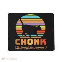 Chonk Scale Cat Meme Mousepad thumb 0