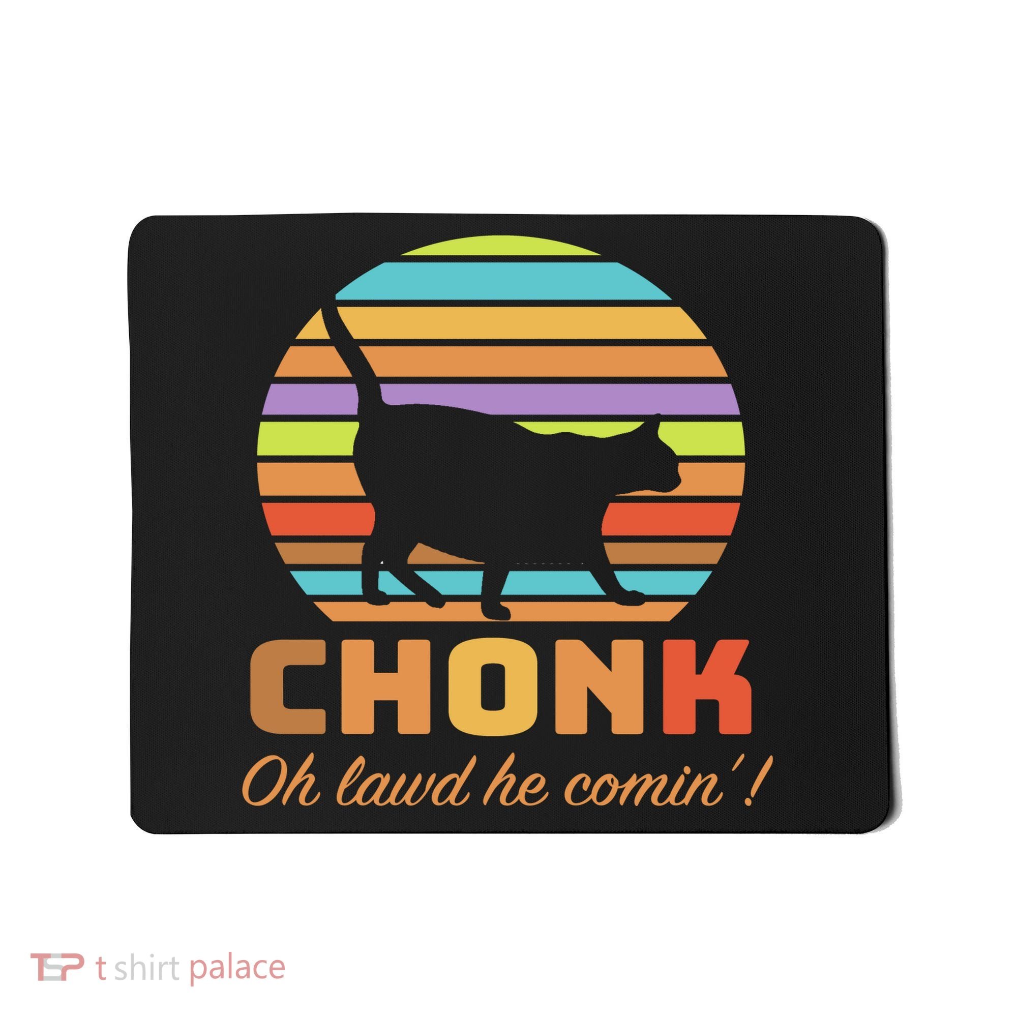 Chonk Scale Cat Meme Mousepad