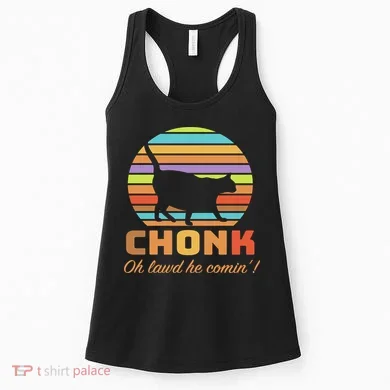 Chonk Scale Cat Meme Women's Tank Top