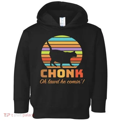 Chonk Scale Cat Meme Toddler Hoodie