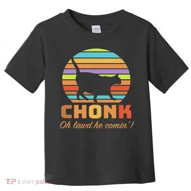 Chonk Scale Cat Meme Toddler T-Shirt