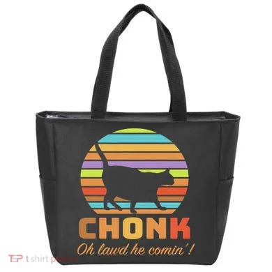 Chonk Scale Cat Meme Tote Bag