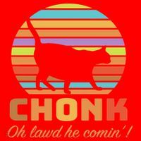 Chonk Scale Cat Meme Santa Hat thumb 1