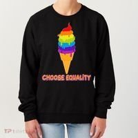 Choose Equality Rainbow Ice Cream Women's Sweatshirt thumb 0