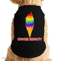 Choose Equality Rainbow Ice Cream Doggie Tank thumb 0