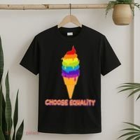 Choose Equality Rainbow Ice Cream T-Shirt thumb 2