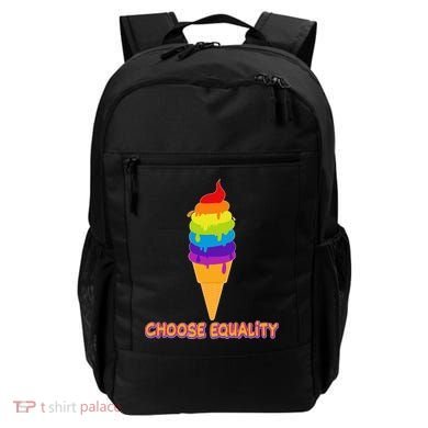Choose Equality Rainbow Ice Cream Backpack