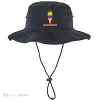 Choose Equality Rainbow Ice Cream Bucket Hat thumb 0