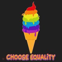 Choose Equality Rainbow Ice Cream Beanie thumb 2