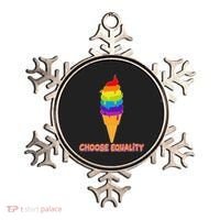 Choose Equality Rainbow Ice Cream Ornament thumb 0