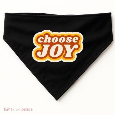 Choose Joy USA-Made Doggie Bandana