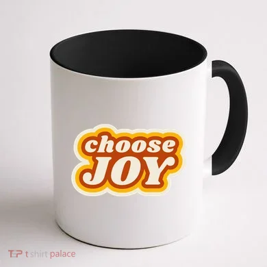 Choose Joy Coffee Mug back