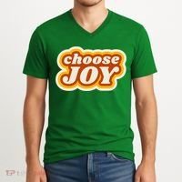 Choose Joy V-Neck T-Shirt thumb 2