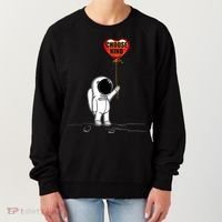 Choose Kind Astronaut Balloon Heart Anti Bullying Women's Sweatshirt thumb 0