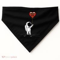 Choose Kind Astronaut Balloon Heart Anti Bullying USA-Made Doggie Bandana thumb 0