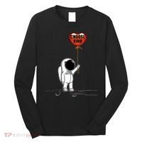 Choose Kind Astronaut Balloon Heart Anti Bullying Long Sleeve Shirt thumb 0