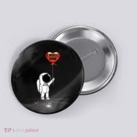 Choose Kind Astronaut Balloon Heart Anti Bullying Button thumb 0