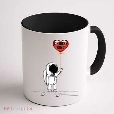 Choose Kind Astronaut Balloon Heart Anti Bullying Coffee Mug back