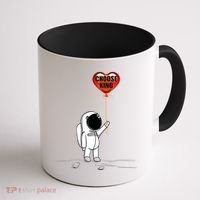 Choose Kind Astronaut Balloon Heart Anti Bullying Coffee Mug thumb 1