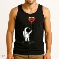 Choose Kind Astronaut Balloon Heart Anti Bullying Tank Top thumb 3