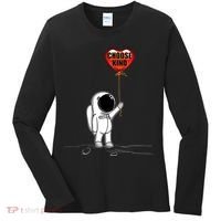 Choose Kind Astronaut Balloon Heart Anti Bullying Women's Long Sleeve Shirt thumb 0