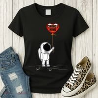 Choose Kind Astronaut Balloon Heart Anti Bullying Women's T-Shirt thumb 3