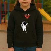 Choose Kind Astronaut Balloon Heart Anti Bullying Kids Hoodie thumb 3