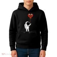 Choose Kind Astronaut Balloon Heart Anti Bullying Kids Hoodie thumb 4