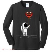Choose Kind Astronaut Balloon Heart Anti Bullying Kids Long Sleeve Shirt thumb 0