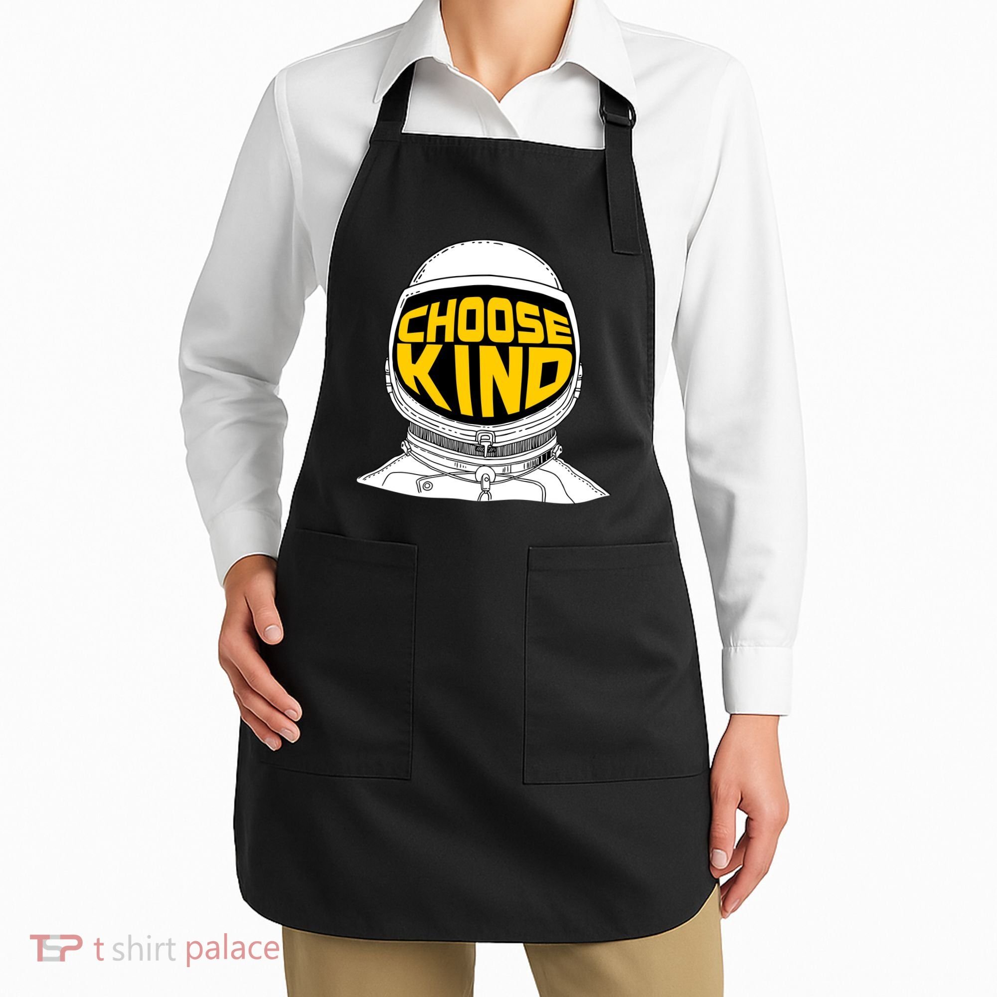 Choose Kind Astronaut Helmet Anti Bullying Message Apron