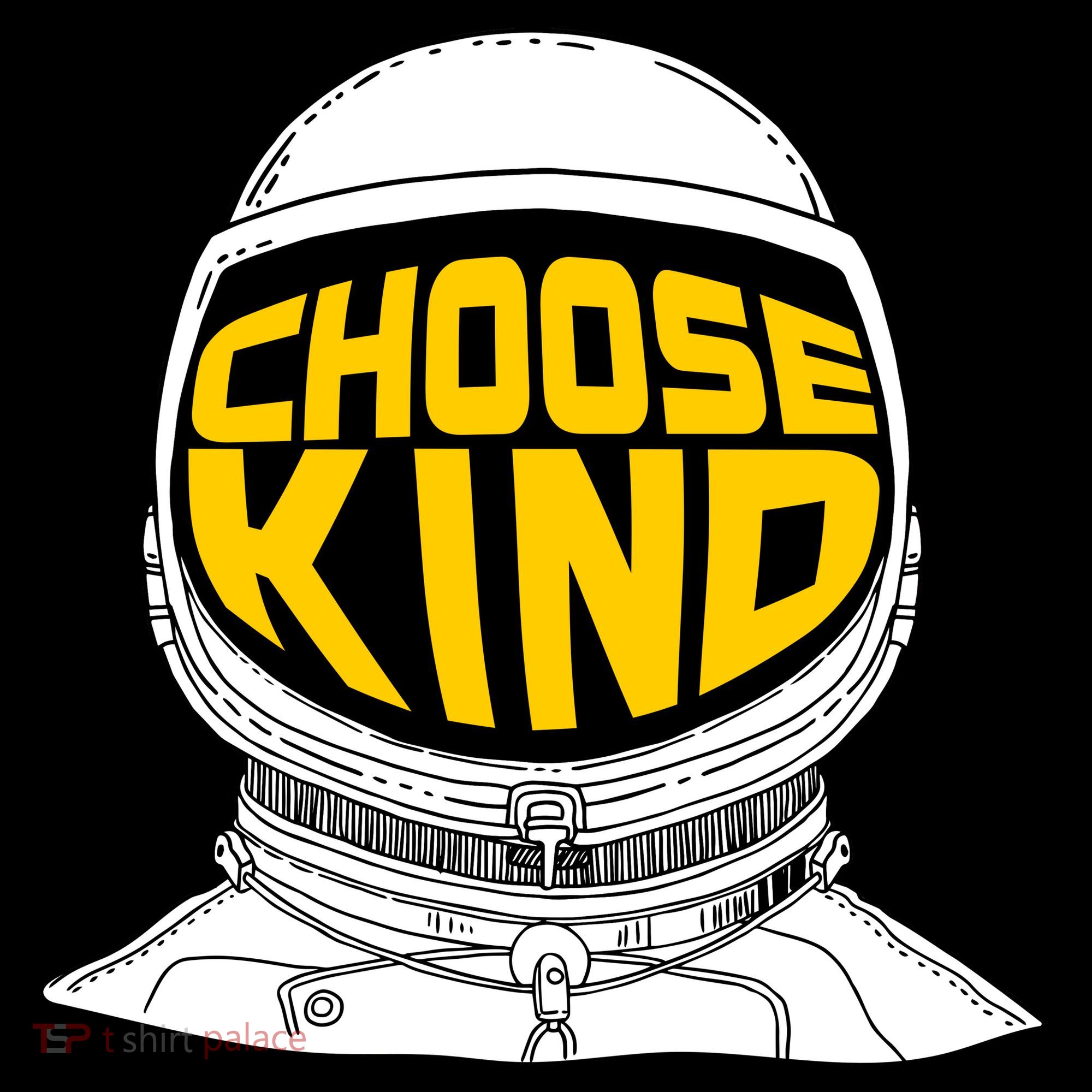 Choose Kind Astronaut Helmet Anti Bullying Message Women's Hoodie