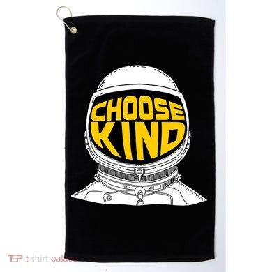 Choose Kind Astronaut Helmet Anti Bullying Message Golf Towel