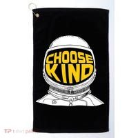 Choose Kind Astronaut Helmet Anti Bullying Message Golf Towel thumb 0