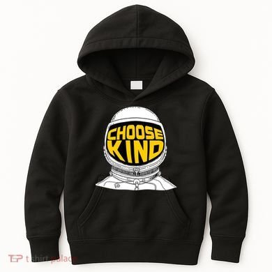 Choose Kind Astronaut Helmet Anti Bullying Message Kids Hoodie