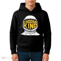 Choose Kind Astronaut Helmet Anti Bullying Message Kids Hoodie thumb 4