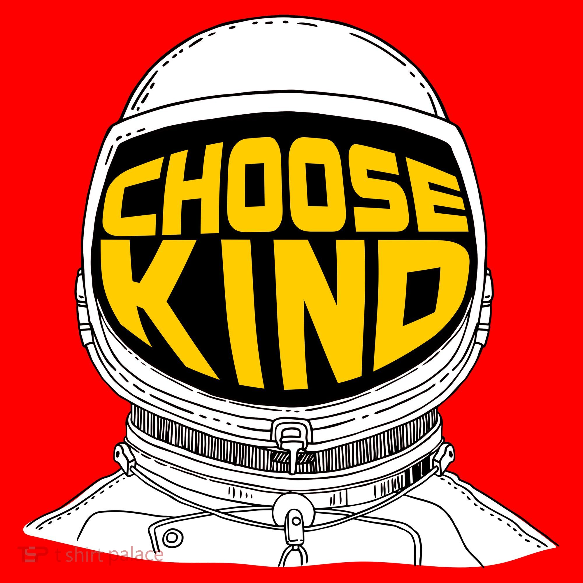 Choose Kind Astronaut Helmet Anti Bullying Message Santa Hat
