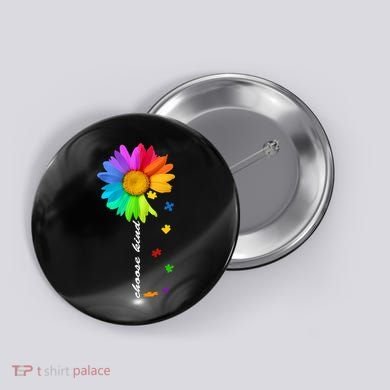 Choose Kind Autism Awareness Button