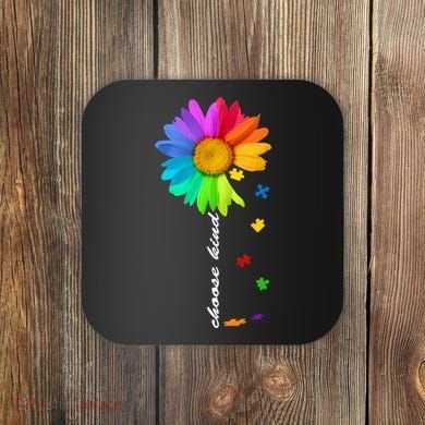 Choose Kind Autism Awareness Coaster