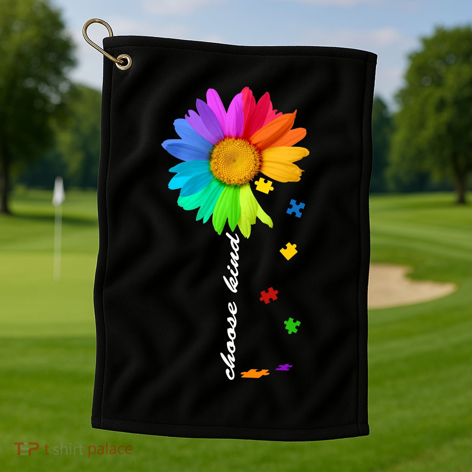 Choose Kind Autism Awareness Golf Towel