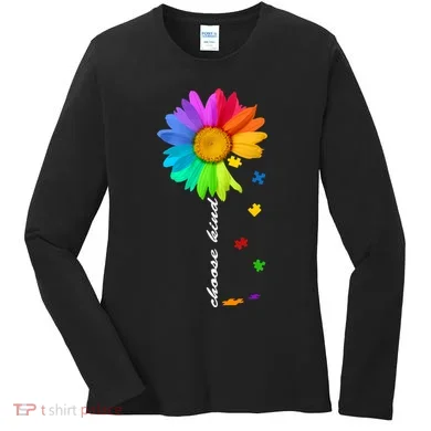 Choose Kind Autism Awareness Women's Long Sleeve Shirt