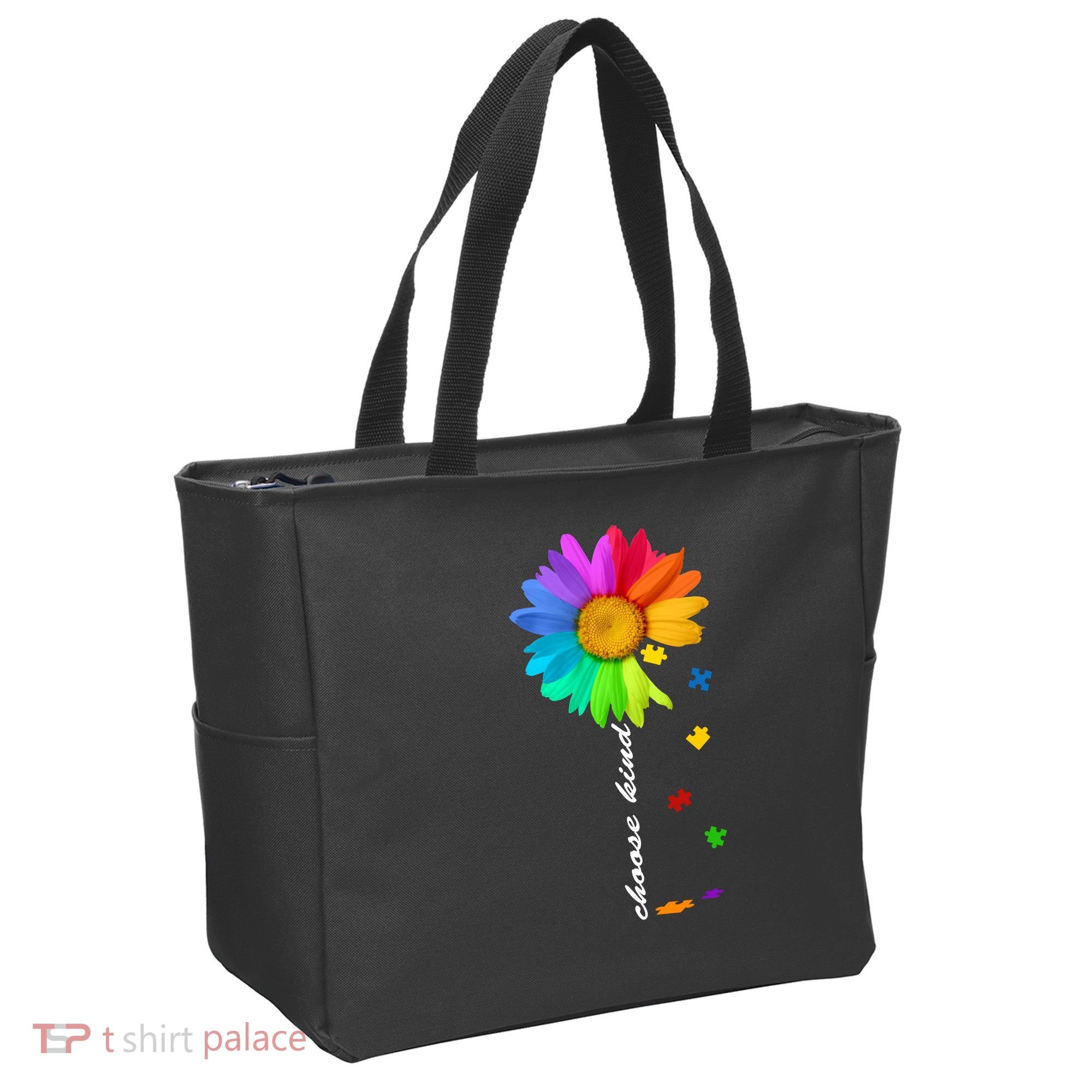 Choose Kind Autism Awareness Tote Bag