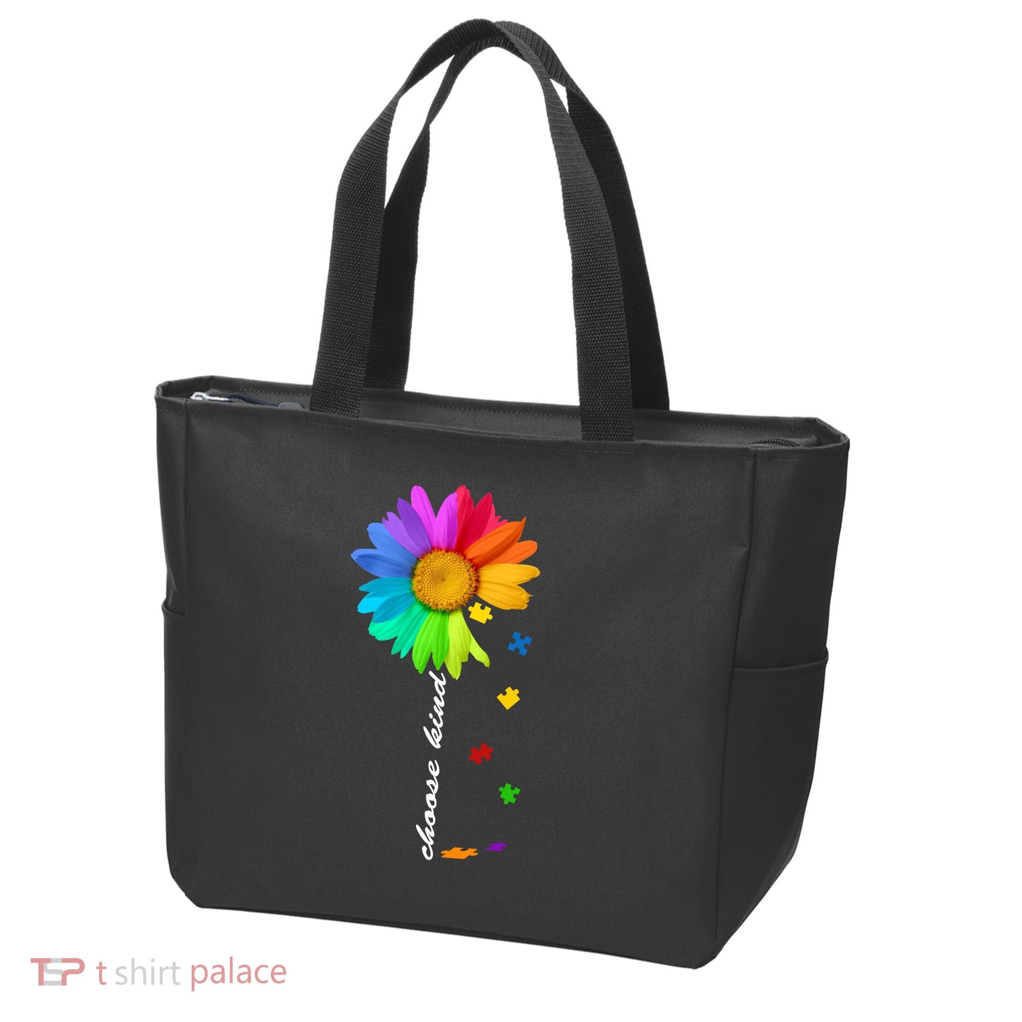 Choose Kind Autism Awareness Tote Bag